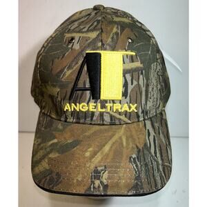 AngelTrax Camera Video Surveillance Camouflage Adjustable Strapback Hat Cap NEW